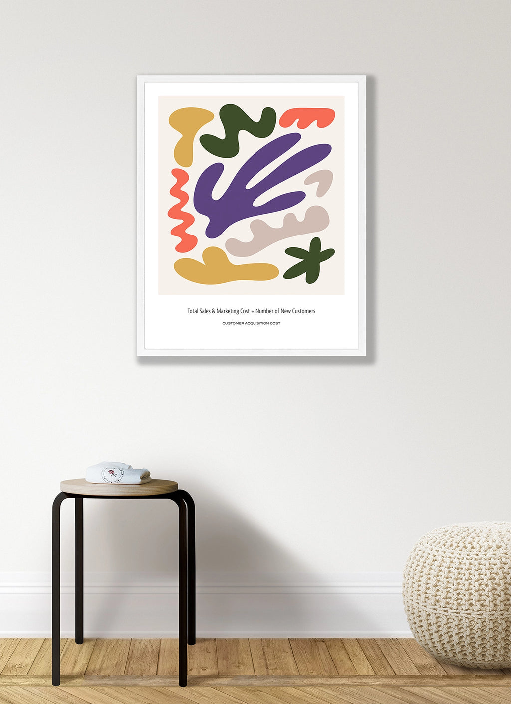 Customer Acquisition Cost (CAC) Art Print